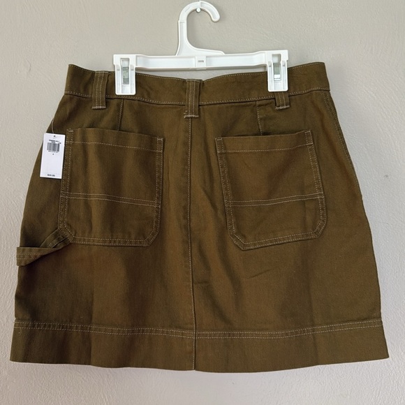 NWT Old Navy Olive Green Mini Skirt 4 - Picture 5 of 7